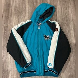 San Jose Sharks Starter Jacket size Large